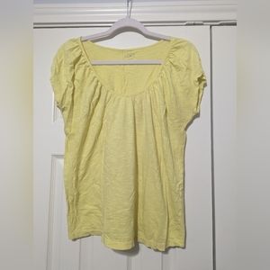 Ann Taylor Loft Yellow Blouse (Size M)